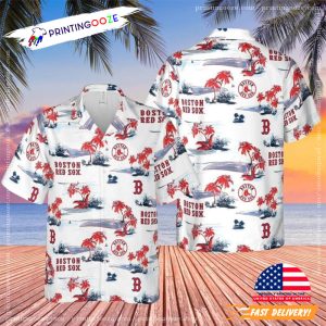 Boston Red Sox Hawaii Shirt, Vintage Hawaii Shirt - Printing Ooze