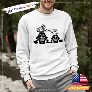 Dad And Son Snowmobile Shirt Printing Ooze 1