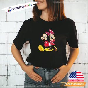 Disney Mickey and Minnie Mouse Basic T Shirt Printing Ooze