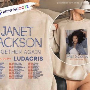 Janet Jackson Together Again Tour 2023 Janet Jackson Music Concert shirt 3