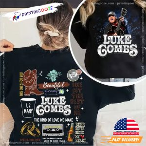 Luke Combs 2023 World Tour T Shirt 2