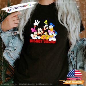 Mickey And Friends Disney Squad T Shirt Printing Ooze