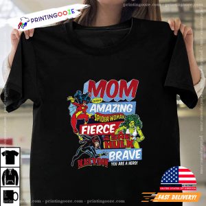 Mom Hero Mothers Day Marvel Comics Shirt 3