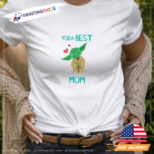 Star Wars Yoda Best Mom Mothers Day T Shirt 2 Printing Ooze