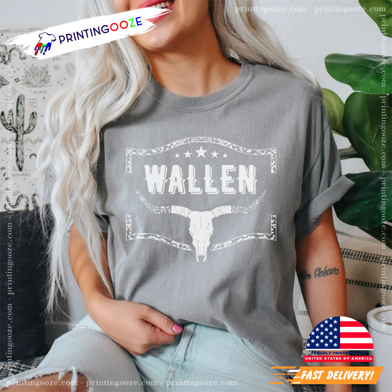 Wallen Western Sweatshirt Wallen The Bull Pullovers Country Music Hoodie  Men Women Sweatshirts Vintage Cowboy Hoodies Casual Top