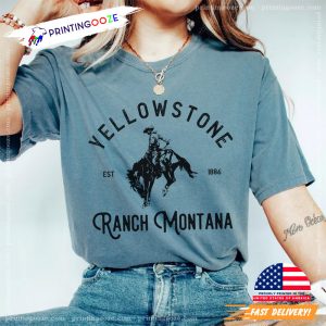 Yellowstone Ranch Montana Comfort Color Shirt 4