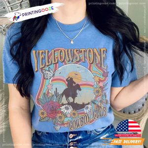 Yellowstone Western Cowboy Cowgirl Comfort Color Shirt 4