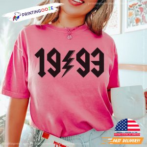 Classic 1993 Vintage 30th Birthday Year Number Shirt Printing Ooze