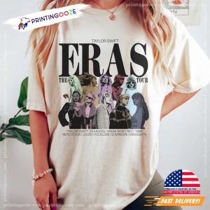 Comfort Colors Taylor Swift The Eras Tour Shirt Retro Taylor Swiftie Merch 3 Printing Ooze