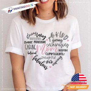 Mom Heart Mothers Day T shirt 4 Printing Ooze