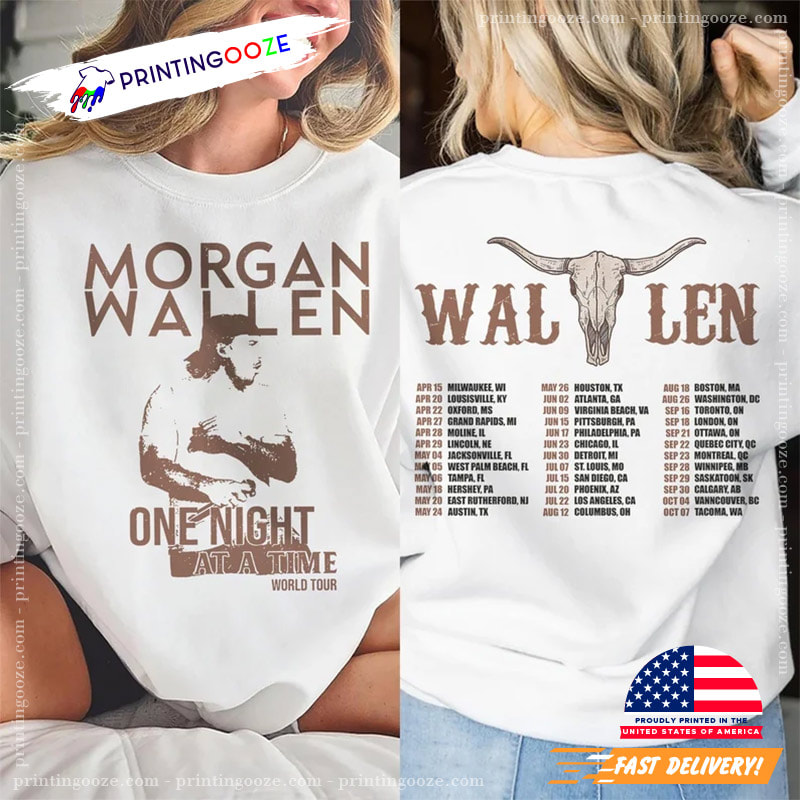 Official morgan Wallen Shirt One Night At A Time Morgan Wallen 2023 Tour Shirt  Morgan Wallen Braves Shirt 98 Braves Shirt, hoodie, sweater, long sleeve  and tank top