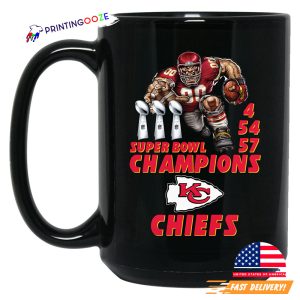 Super Bowl 4 54 57 Champions Kansas City Chiefs Player Coffee Mug