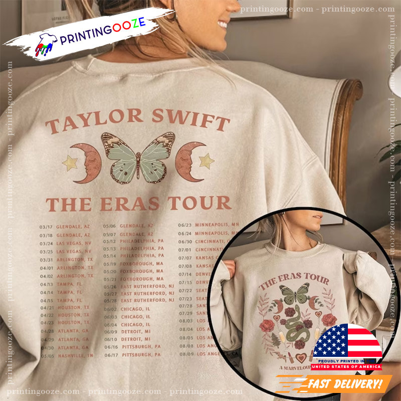 Taylor Swift The Eras Tour Shirt, Taylor Swift Eras Merch - Printing Ooze