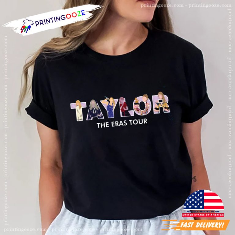 Taylor The Eras Tour Shirt, Swiftie 2023 Shirt - PrintingOoze.com