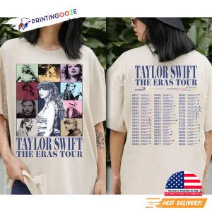 The Eras Tour 2023 Shirt Swiftie Tour 2023 The Eras Tour Merch 4 Printing Ooze