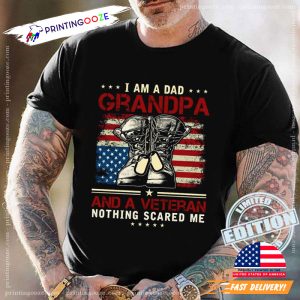 Veteran Grandpa Veterans Day Army Dad T Shirt