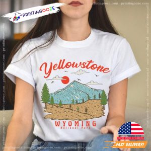 Yellowstone National Park T shirt 4 Printing Ooze