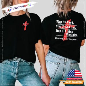 Adult Recovery christian recovery 2 Sides Shirt Printing Ooze