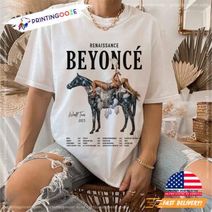 Beyonce Renaissance T Shirt, Beyonce 2023 Tour Shirt 0 Printing Ooze