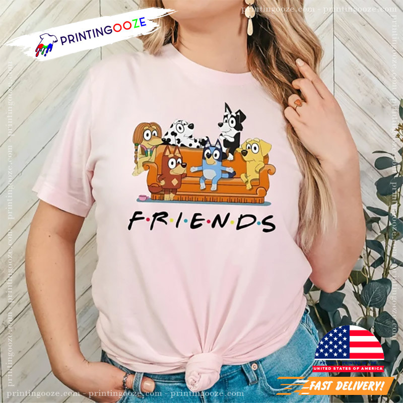 Funny Bluey Mum Shirt, Cartoon Disney Friends Shirts, Disney