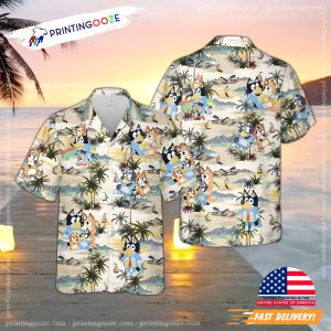 Bluey Family Hawaiian Shirt