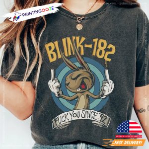 Comfort Colors Rabbit F You Since 92 blink 182 t shirt Printing Ooze