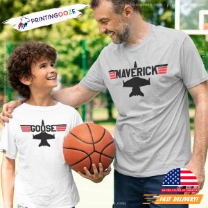 Custom Maverick and Goose shirts, Matching father son matching outfits Printing Ooze (1)