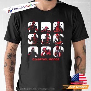 Deadpool Moods Box Up Funny deadpool shirt 3 Printing Ooze