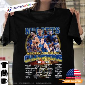 2023 Western Conference Champions Denver Nuggets T-Shirt Gift For