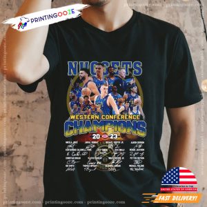 Denver Nuggets Finals champions 2023 jokic nba Unisex Shirt 4 Printing Ooze