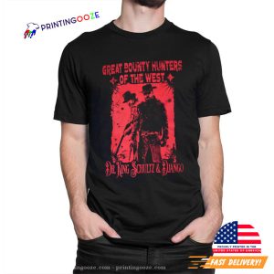 Django Unchained Vintage Style Retro Shirt 2 Printing Ooze