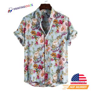 Floral Hawaiian, Holiday Vacation Shirts 2 Printing Ooze