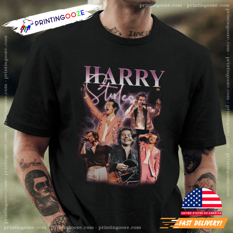 Harry Styles Vintage T-Shirt, One Direction Merch - Unleash Your Creativity