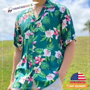 Hawaiian Vintage Hibiscus Aloha Shirt