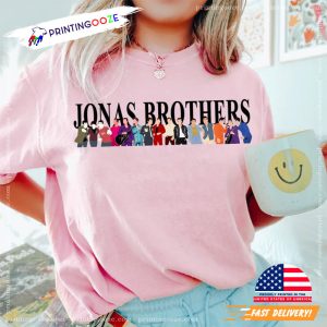 Jonas Brothers vintage concert t shirts, jonas brothers merch 3 Printing Ooze