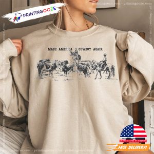 USA Make America Cowboy Classic Hoodie