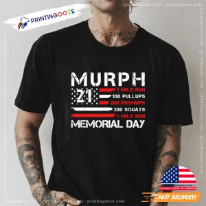 Murph 2021 American Workout Challenge memorial day shirt 3 Printing Ooze