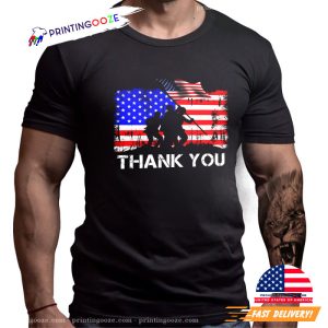 Patriotic American Flag Thank You memorial day shirts 1 Printing Ooze