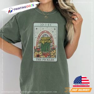 Pickle Tarot Card Comfort Colors Shirt