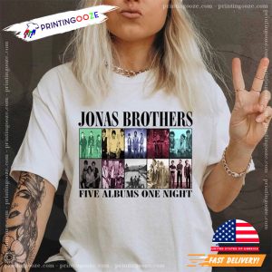 Retro jonas brothers concert Comfort Colors Shirt 3 Printing Ooze