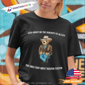 Serenity Bear god grant me the serenity prayer Shirt Printing Ooze