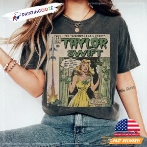 Taylor Swift Comic Shirt, taylor swift 2023 tour Graphic Tee 5 Printing Ooze