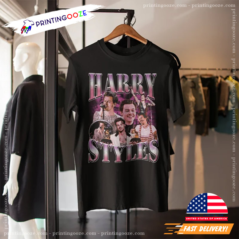 Harry Styles Vintage T-Shirt, One Direction Merch - Printing Ooze