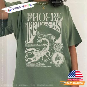 Vintage phoebe bridgers shirt, phoebe bridgers tour merch 2 Printing Ooze