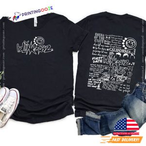 blink 182 california Tour 2023 Shirt