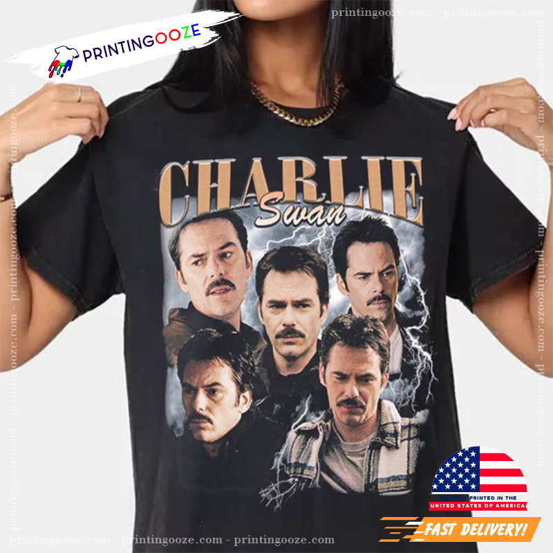 Charlie Swan Vintage 90's Movie Shirt, Twilight Shirt - Printing Ooze