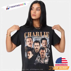 charlie swan Vintage 90's Movie Shirt, twilight shirt Printing Ooze