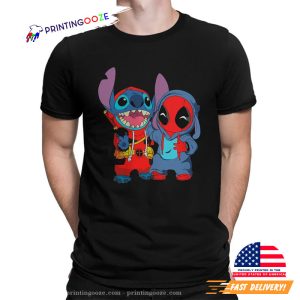 deadpool stitch Chibi Cosplay Shirt