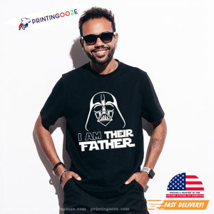 i am their father Basis Black And White Shirt 1 Printing Ooze