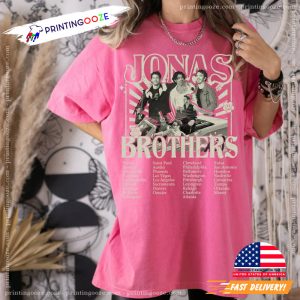 jonas brothers tour 2023 Retro 90's Homage Shirt 3 Printing Ooze